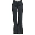 AFRC Women's Long Stripe Jean Black/ Silver Ski Pants