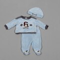 Vitamins Newborn Boy's Footed Set FINAL SALE