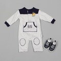 Vitamins Newborn Boy's 2-piece Coveralls Set FINAL SALE