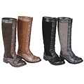 Story Women's Motorcycle Knee High Boots