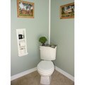In The Wall Toilet Paper Tower with Ledge