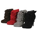 Story Faux Suede Ankle Booties