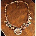 Peyote Bird Designs Whimsy Charm Necklace (China)