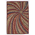 Starry Night Braided Cotton Rug (4' x 6')