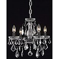 Crystal 4-light Dark Bronze Chandelier