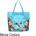 Ed Hardy 'Tania' Hawaiian Fantasy Tote Bag