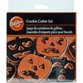 Wilton 'Pumpkin Fun Face' Metal Cookie Cutters (Pack of 5)