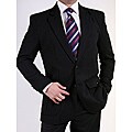 Ferrecci Men's Black Two-button Sportcoat