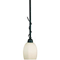 Woodbridge Lighting Tuscany 1-light Charcoal Mini Pendant Light