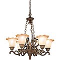 Woodbridge Lighting Elegante 6-light Gothic Bronze Chandelier