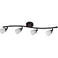 Transitional 4-light Rubbed Bronze Bath Bar
