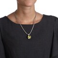 Sophisticated Style Green CZ Sterling Silver Necklace