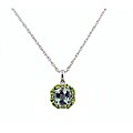 Jenne Gemstone Green Quartz and Peridot Necklace