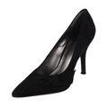 Nine West Women's 'Frontal' Black Suede Leather Dress Pumps