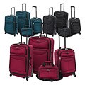 U.S. Traveler Fashion 4-piece Expandable Spinner Luggage Set