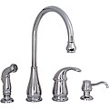 Price Pfister Treviso Single-handle Chrome Kitchen Faucet with Spray and Soap...