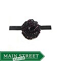 Bow Clippeez 2 Envy Black and Pink Polka Dot Headband