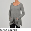 Cullen Women's Cashmere Hankerchief Hem Tunic
