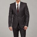 English Laundry Men's Grey 2-button Suit