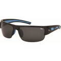 Coleman Men's CC1 Black/ Blue Polarized Sunglasses