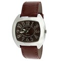 Viva Women's Silvertone Brown Watch