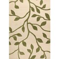 Miramar Ivory/ Green Transitional Area Rug (3'10 x 5'5)
