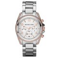 Michael Kors Women's Rose Goldtone Silver Dial Watch