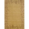 Ellington Beige/Brown Transitional Area Rug (5'3 x 7'6)