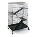 Prevue Pet Products Black Hammertone Jumbo Steel Ferret Cage