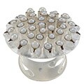 Antique Silver Pearl Ring (India)