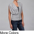 Red Women's Bead-embellished Vest