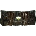 Ronella Lucci Vecceli Snake Embossed Clutch