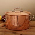 Ruffoni Hammered Copper 10.5-quart Stock Pot