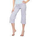 American Apparel Women's Heather Grey Jersey Capri Pants