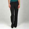 Atelier Women's Charcoal Classic Trouser Pants