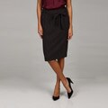 Atelier Women's Tweed Self-belted Career Skirt