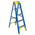 Werner Five-foot Blue Fiberglass Stepladder