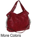 B-Collective Croc Print Hobo Handbag