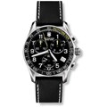 Victorinox Swiss Army Men's 'Chrono Classic' Black Dial Leather Watch