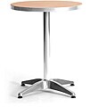 Altgeld Modern Cafe Table with Round Beech Top