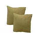 Faux Suede 18-inch Throw Pillows (Set of 2)
