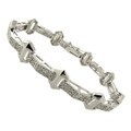 Fusion Silver Overlay 1/4ct TDW Diamond Bracelet (I-J, I2-I3)