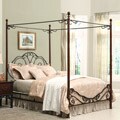 LeAnn Bronze Metal Queen-size Canopy Bed