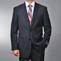 Giorgio Fiorelli Men's Black Pinstripe 2-button Suit