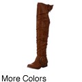 Naughty Monkey Women's 'Very Uplifting' Over-the-knee Boots