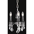 Crystal 3-light Dark Bronze Finish Chandelier