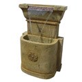 Bond Manufacturing Silver Sands Envirostone Outdoor Fountain