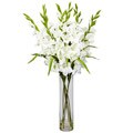 Cylinder Vase Large Gladiola Floral Arrangement