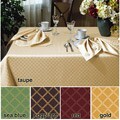 Diamond Jacquard 60 x 104 Tablecloth and Napkins