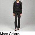 Charlotte & Co Women's Shirred Waist Pant Suit